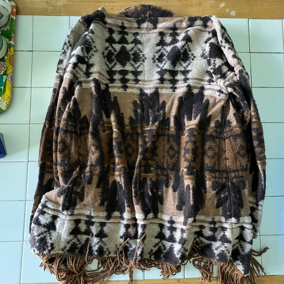 Lucky Brand Cardigan Southwestern Aztec size Large - Picture 3 of 5